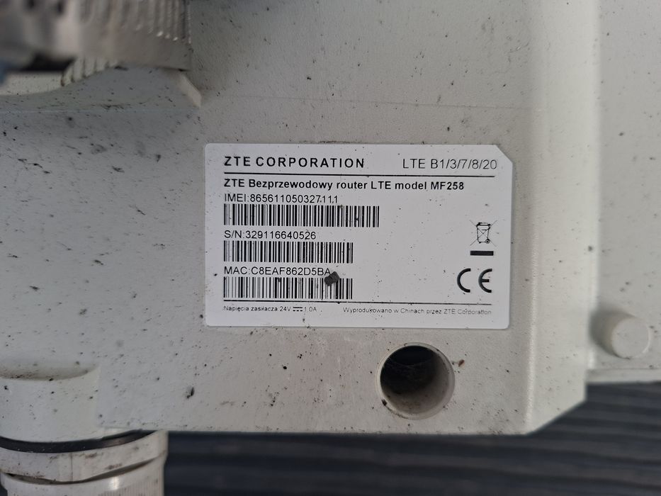 Kompletny Router LTE ZTE MF258