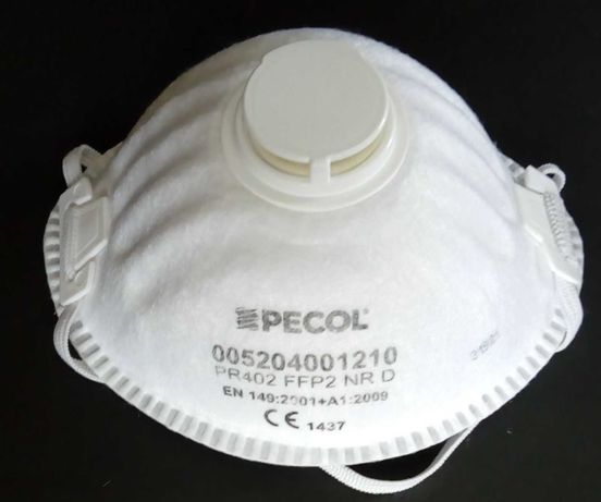 Máscaras FFP2 para indústria com válvula-Proteção respiratória 0.69€
