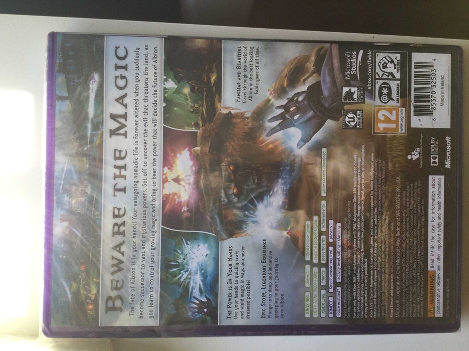 Xbox 360- Fable: The Journey (selado)