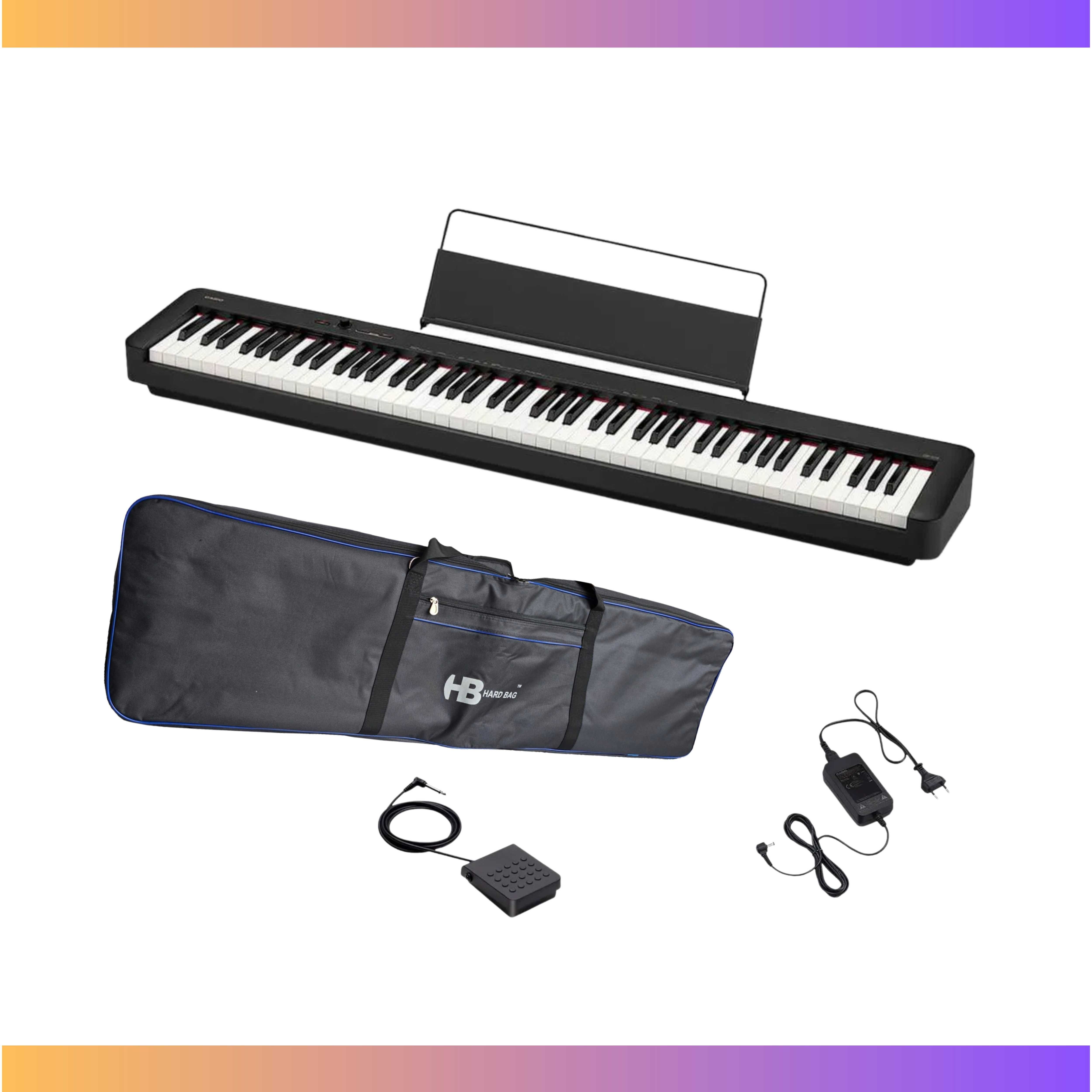 Pianino cyfrowe CASIO CDP-S110 BK + pokrowiec do transportu / NOWE