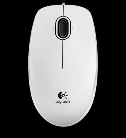 Logitech USB Mouse B110 White  разъём USB