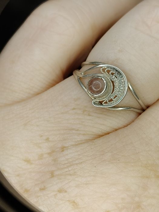 Pierścionek Imago Artis. Srebro PRL