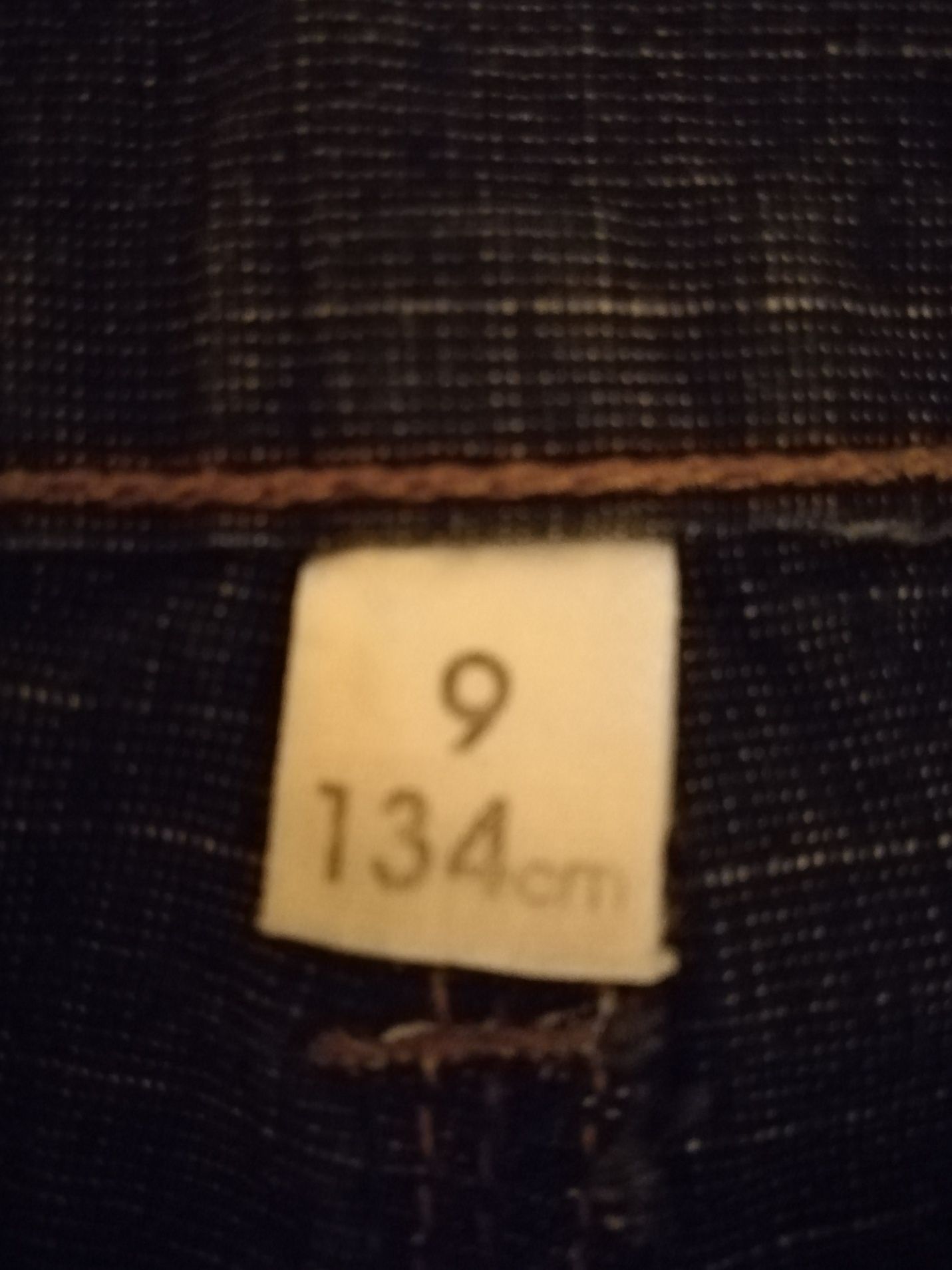 Krótkie spodenki 134 jeans czarne dla chłopca