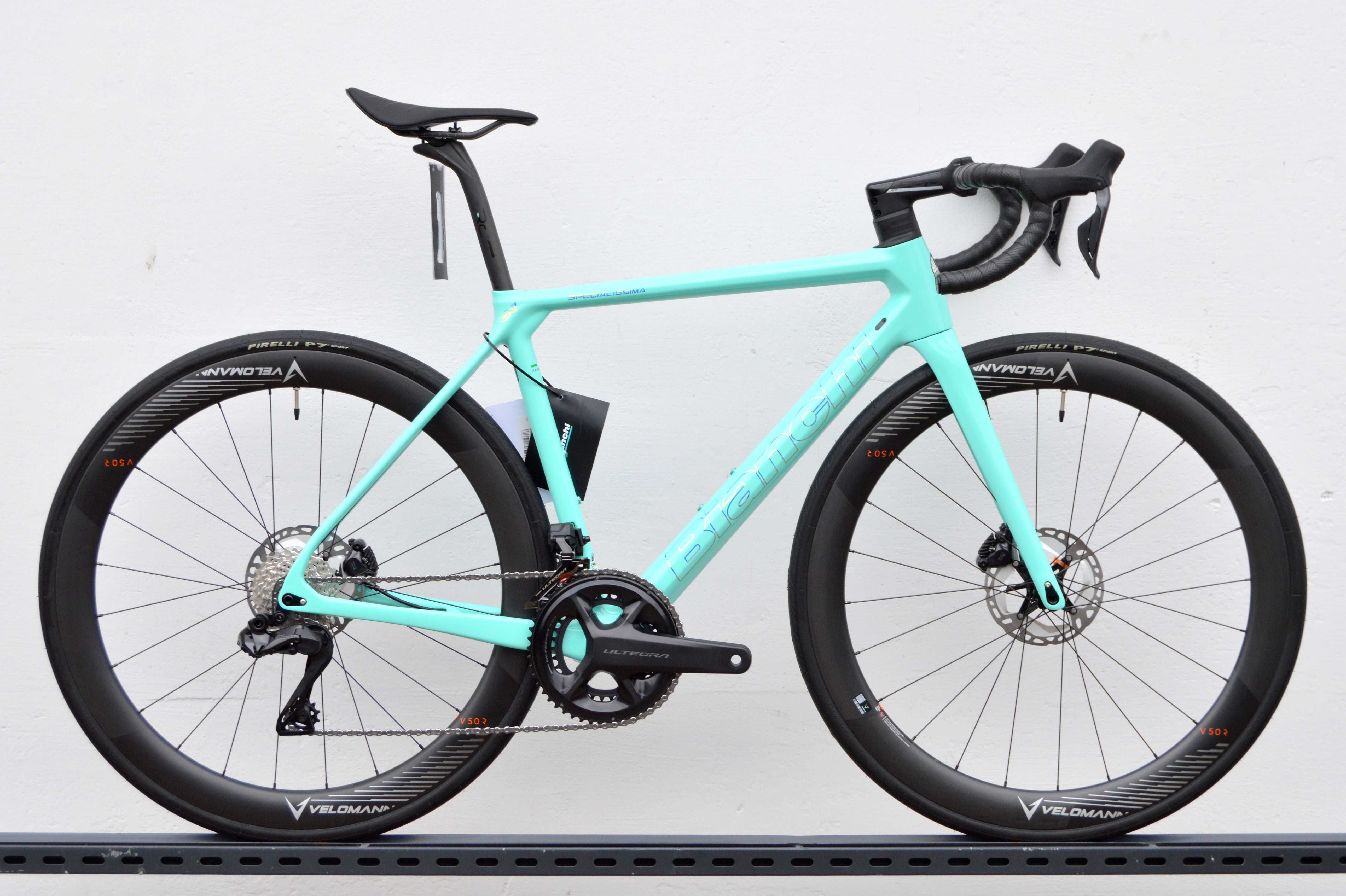BIANCHI SPECIALISSIMA CV DISC Ultegra Di2 7,3kg 47 59 szosa szosowy