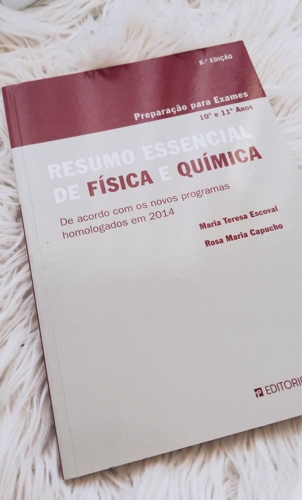 Livro de resumos de Fisica e Quimíca 10 e 11 ano