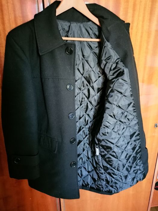 Płaszcz męski lub młodzieżowy czarny