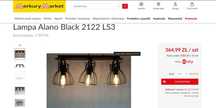 Lampa reflektor spot ALANO czarny 2122 TK Lighting