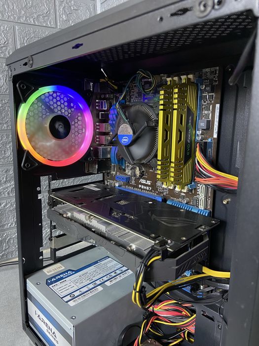 Ігровий ПК,Компьютер(i5-3470,DDR3 16GB,GTX 1050 2GB,SSD 120GB,HDD1TB)