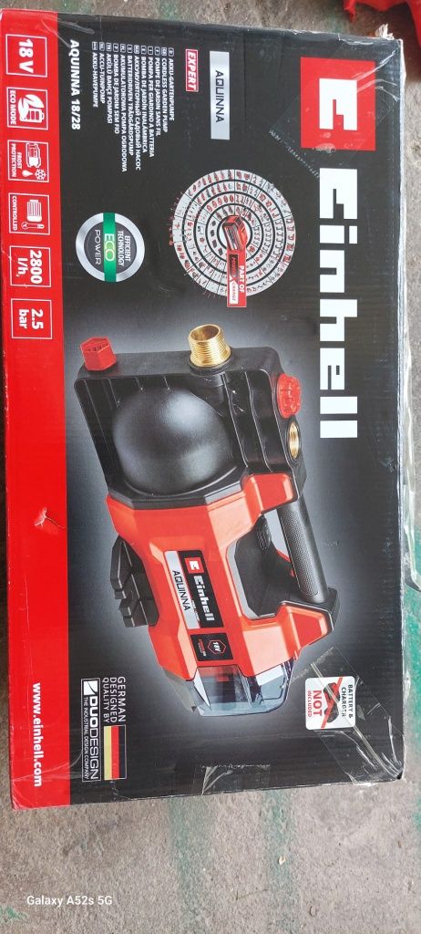 Pompa do wody na baterie Einhell AQUINNA 18v