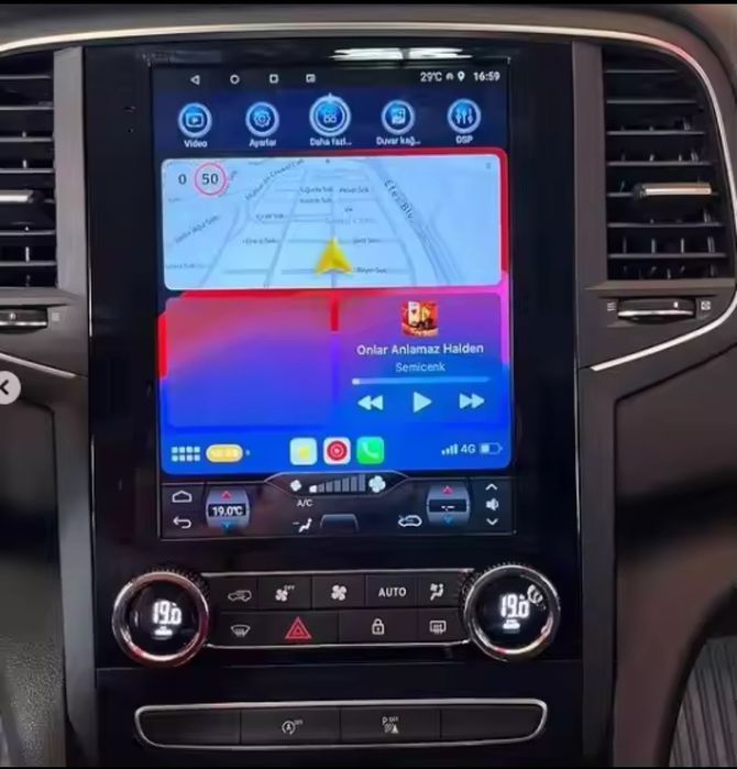 Rádio Renault Megane 4 Android 13 com GPS (Novo)