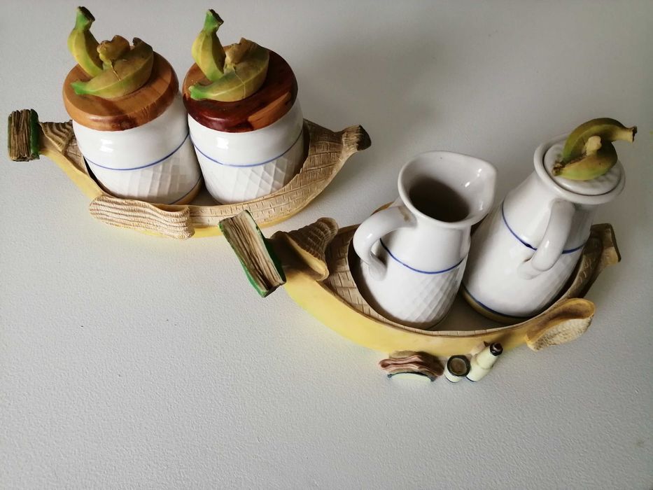 Zestawy do przypraw w bananie na stół