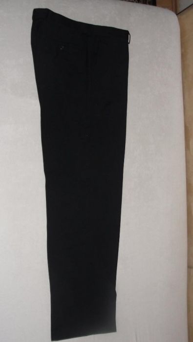 spodnie garniturowe czarne