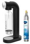 BRITA Czarny saturator do gazowania wody SodaONE z cylindrem CO2 i but