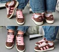 Женские кроссовки Adidas Campus 00s Dust Cargo Clear Pink 36-41 кампус