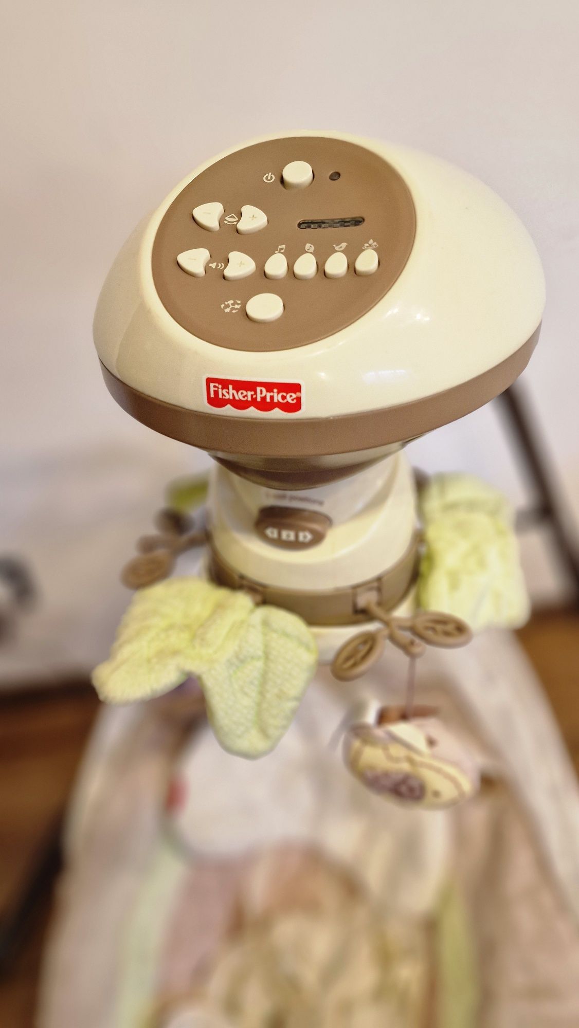 Huśtawka bujadełko dla dziecka Fisher Price Cradle n swing -  bujadło