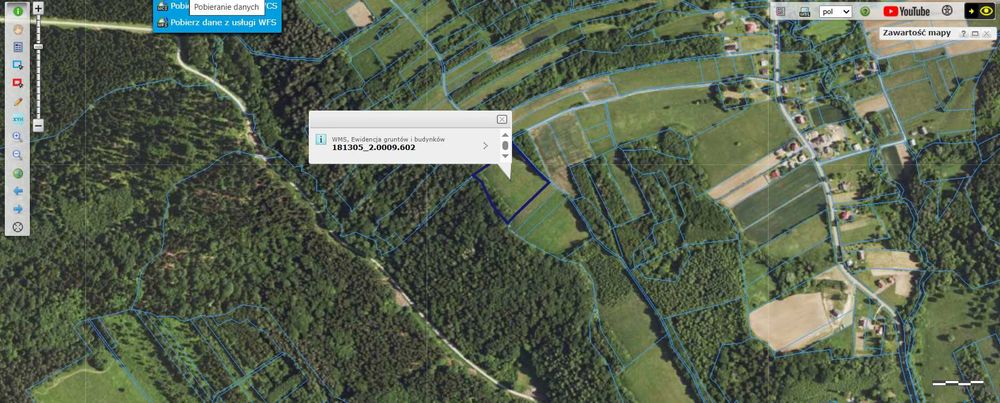 Piękna widokowa działka na przedmieściu Bieszczad