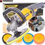 POWERMAT Polerka Samochodowa Do Lakieru Szlifierka 2600w 4x Gąbka