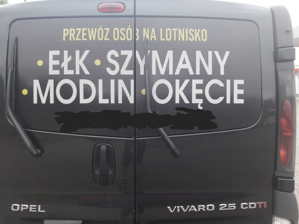 Przyjeżdżamy pod adres -EŁK-Lotnisko - SZYMANY-MODLIN-OKĘCIE .