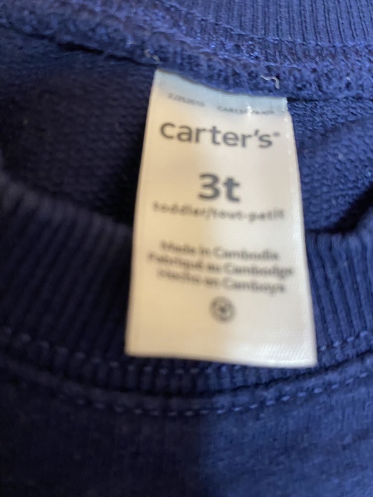 Кофта свитер carter’s на мальчика