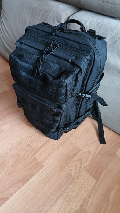Plecak turystyczny taktyczny survivalowy wojskowy w kolorze czarnym