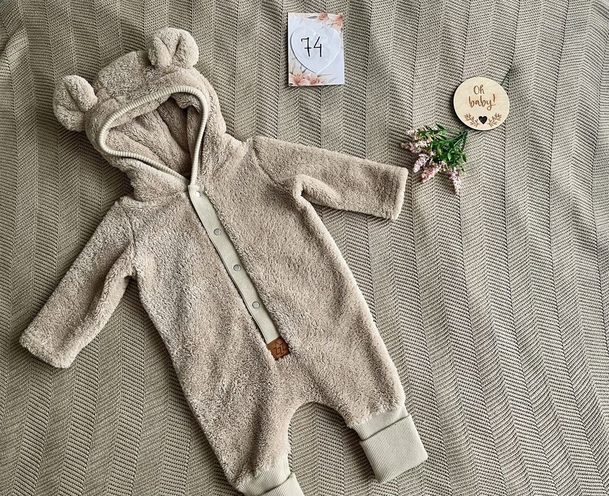 Wyprzedaż kombinezon miś zzz for kids 68/74 beż