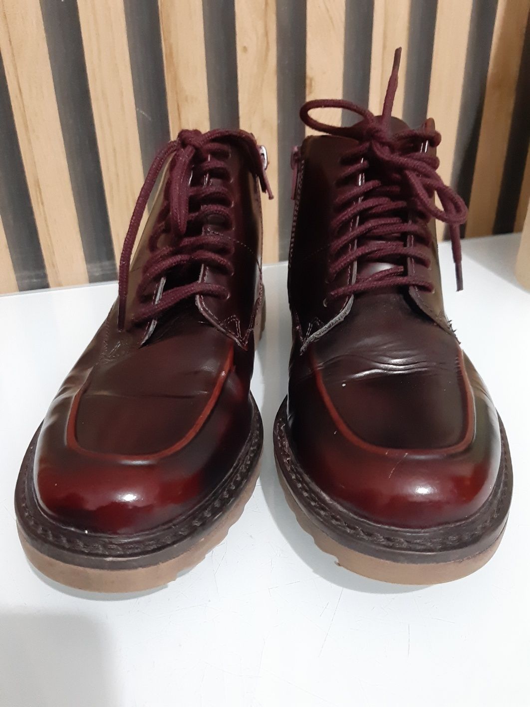 Buty trapery damskie skórzane Clarks rozmiar 36.