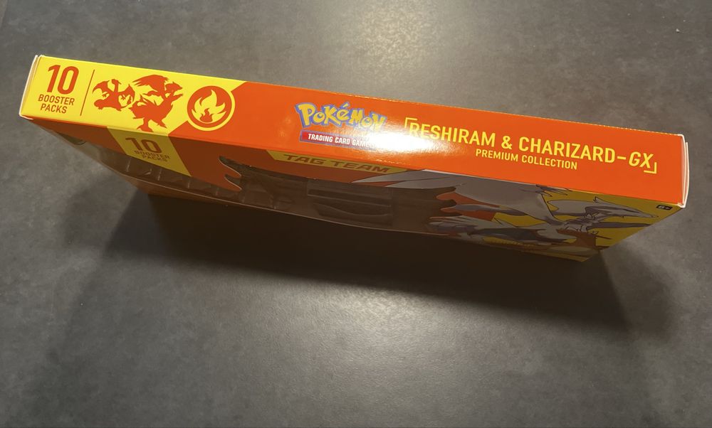 Pokemon TCG Reshiram & Charizard GX Premium collection Box Nowy