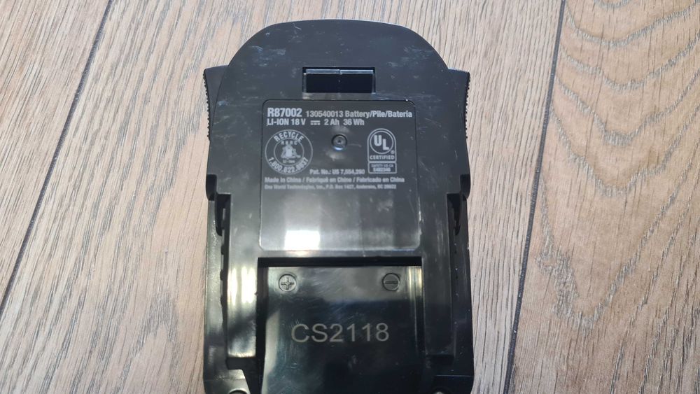 Акумулятор ridgid AEG 2ah 18v неробочий