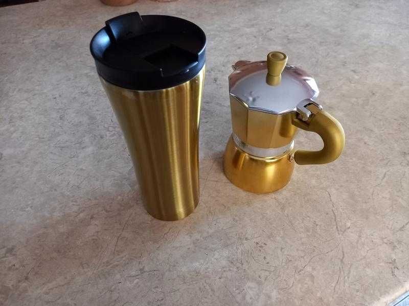 Кавоварка + термо горнятко tognana gold італія
