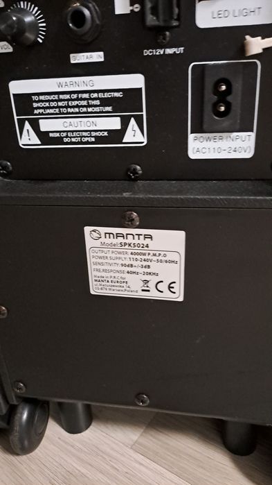 Głośnik Karaoke Manta