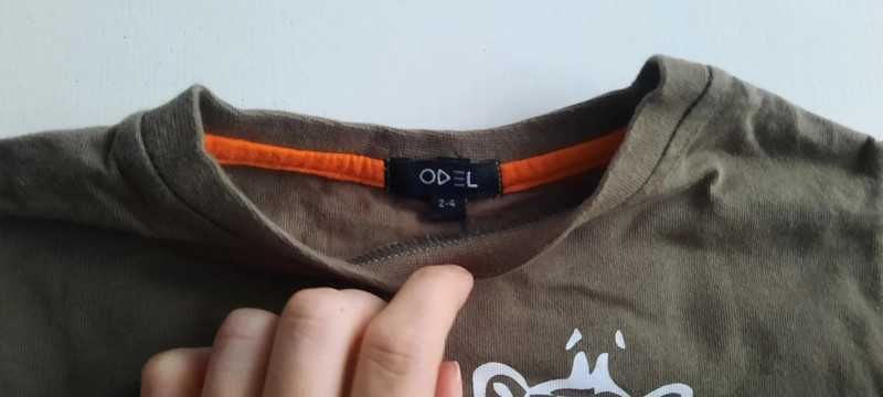Bluzka T-shirt z długim rękawem bluza ODEL 3-4lat 98-104 cm małpki#748