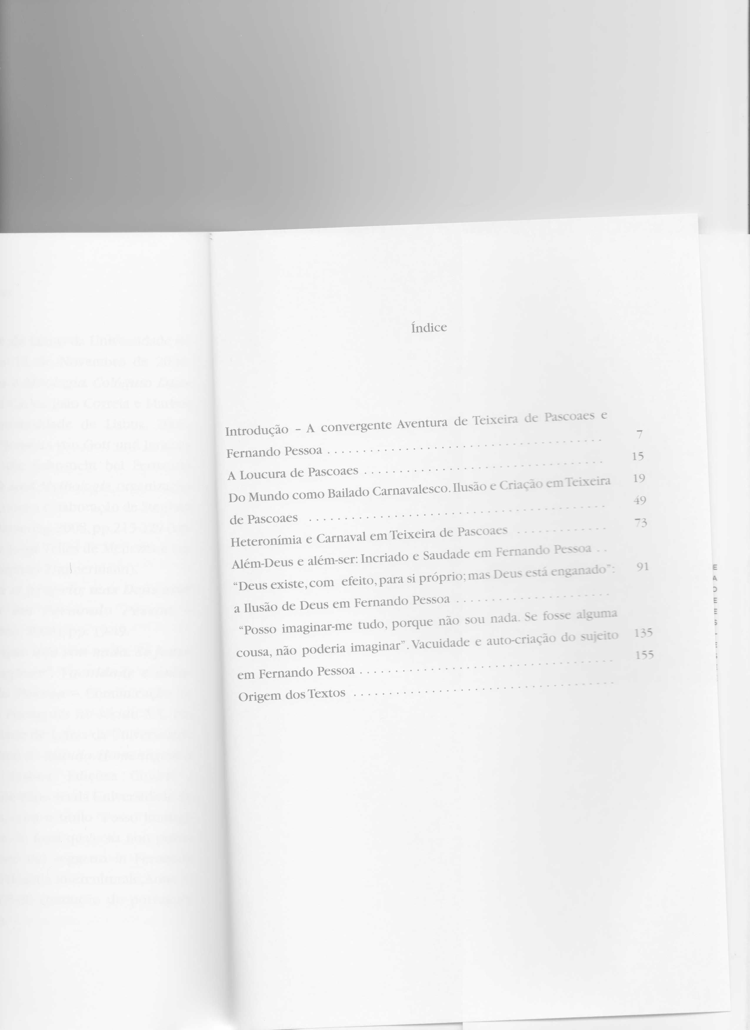 O Jogo do Mundo. Ensaios sobre Teixeira de Pascoaes e Fernando Pessoa