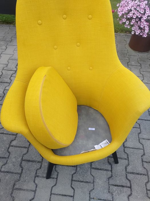 Fotel IKEA żółty
