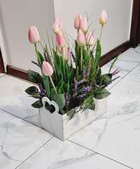 Stroik wiosenny tulipany utwardzony