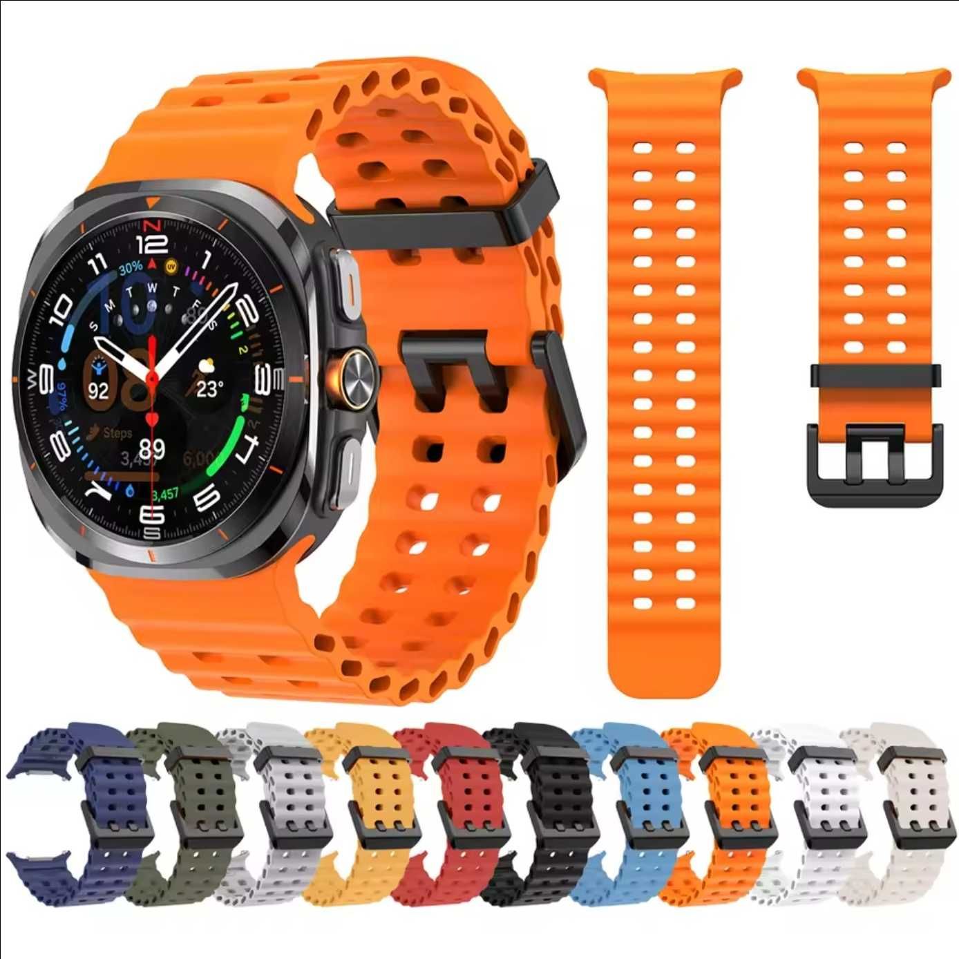 Pasek do zegarka Samsung Galaxy Watch Ultra 47mm żółty