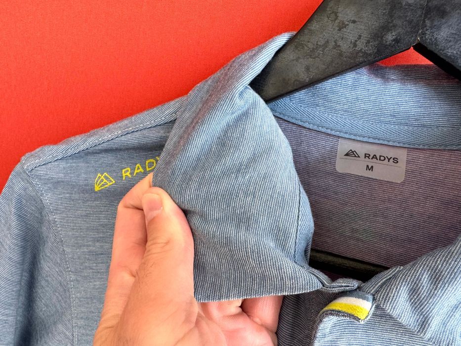 Radys Merino чоловіча термо футболка з комірцем поло меринос розмір M
