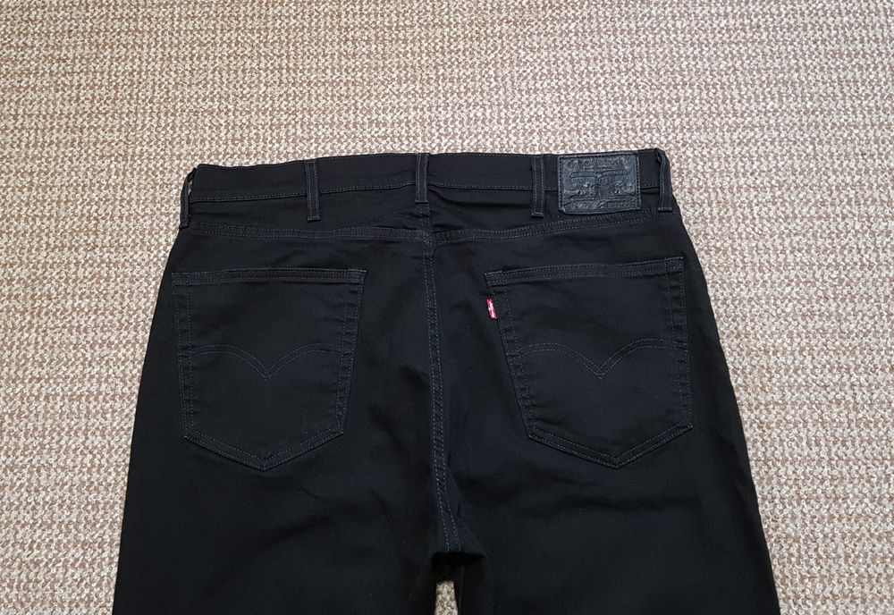 Levi's 502 premium waterless W38 L30 джинси taper оригінал чорні