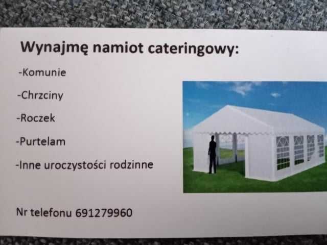 Wynajem namiotów plenerowych. Wolne terminy