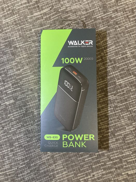 Потужний павербанк для ноутбука Walker 20000 mAh