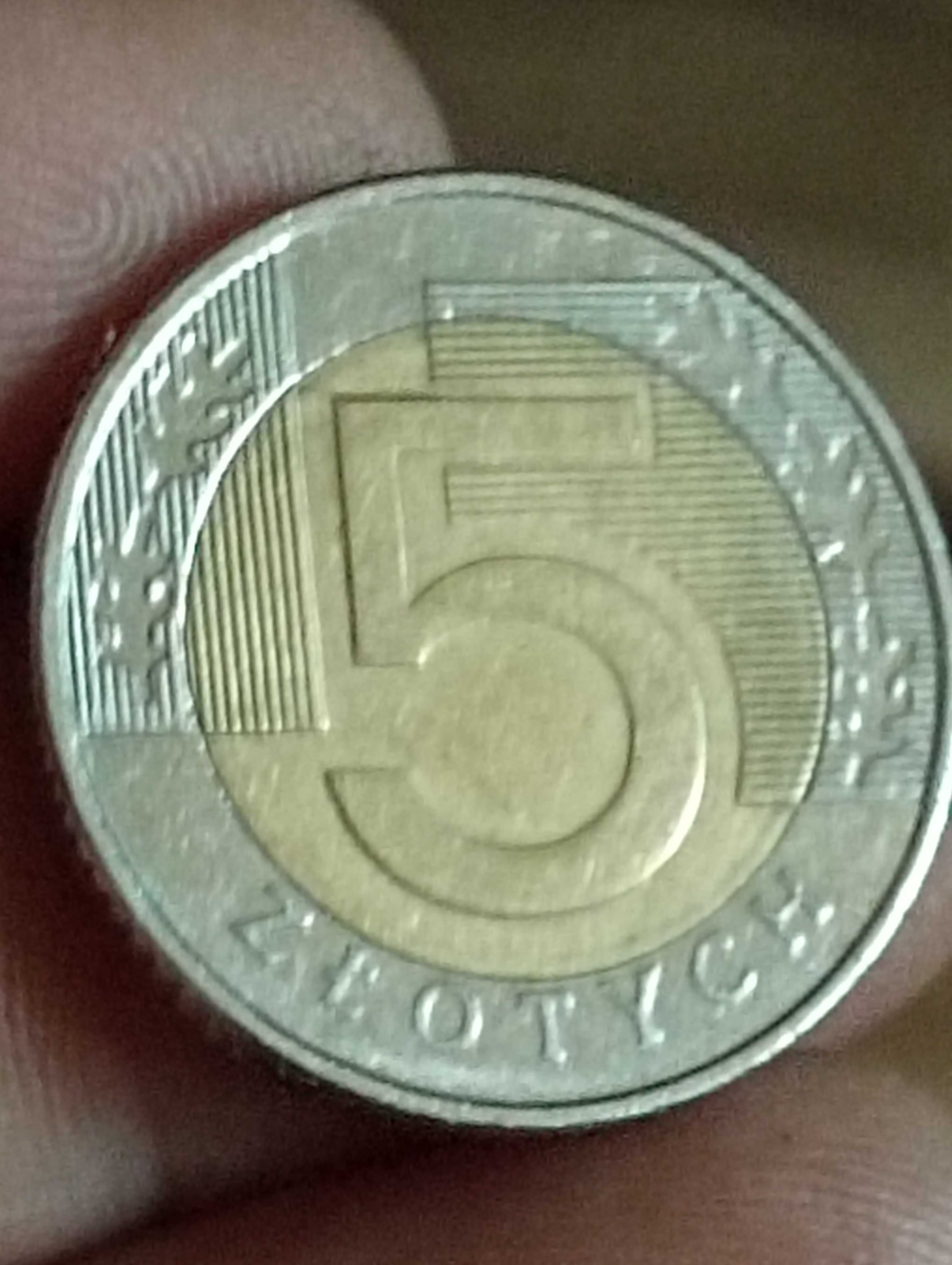 Sprzedam monete 5 zloty 2009 rok