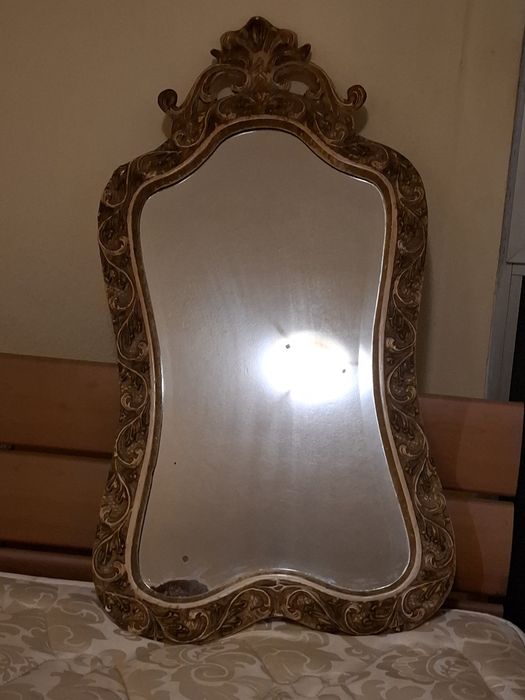 Espelho vintage dourado