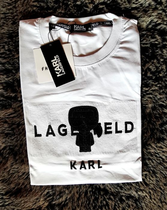 Koszulki męskie Karl lagerfeld jakość ultra premium