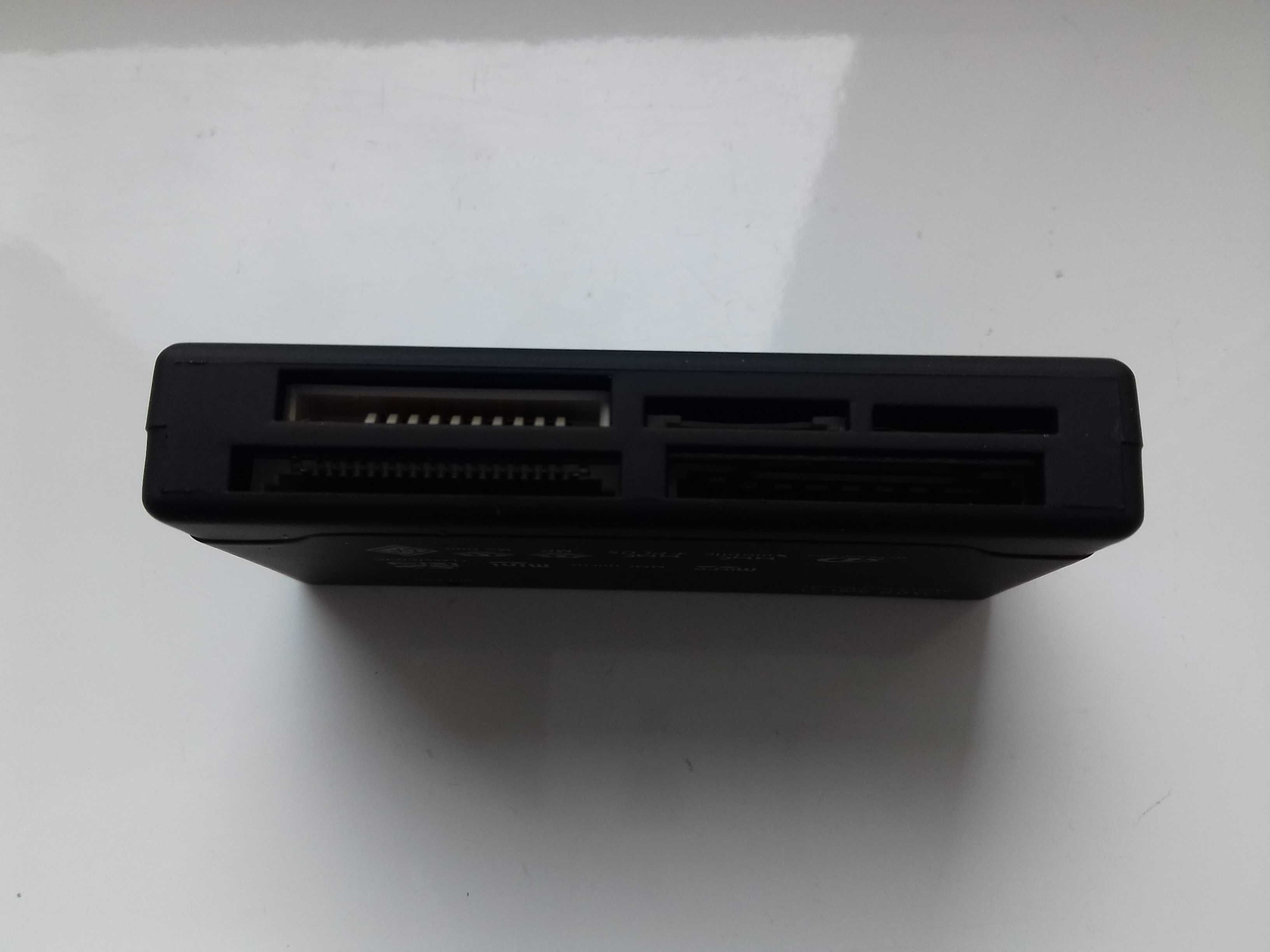 6w1, microSD, MMC, SD, XD, CF, MS Duo, M2, USB, NOWY czarny matowy V2
