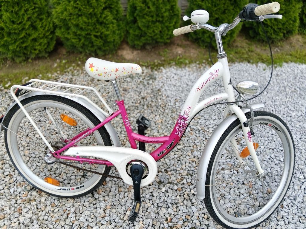 Rower 24 dla dziecka  ,łabondek, przerzutka Nexus 3biegi