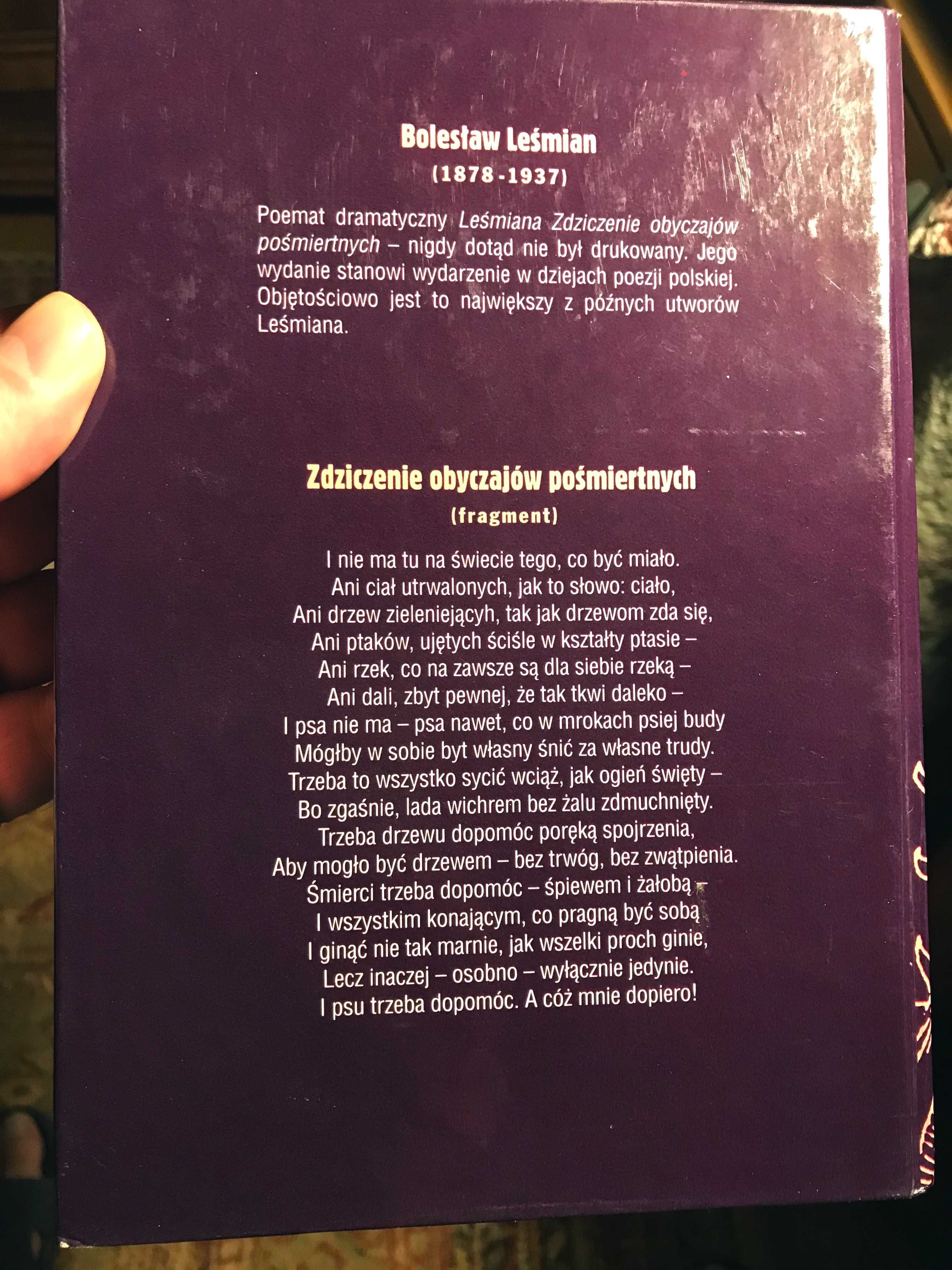 Bolesław Leśmian "Zdziczenie obyczajów pośmiertnych"