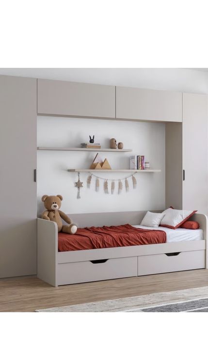 Zestaw mebli mlodziezowych, meble pokoj dziecka, lozko szafa