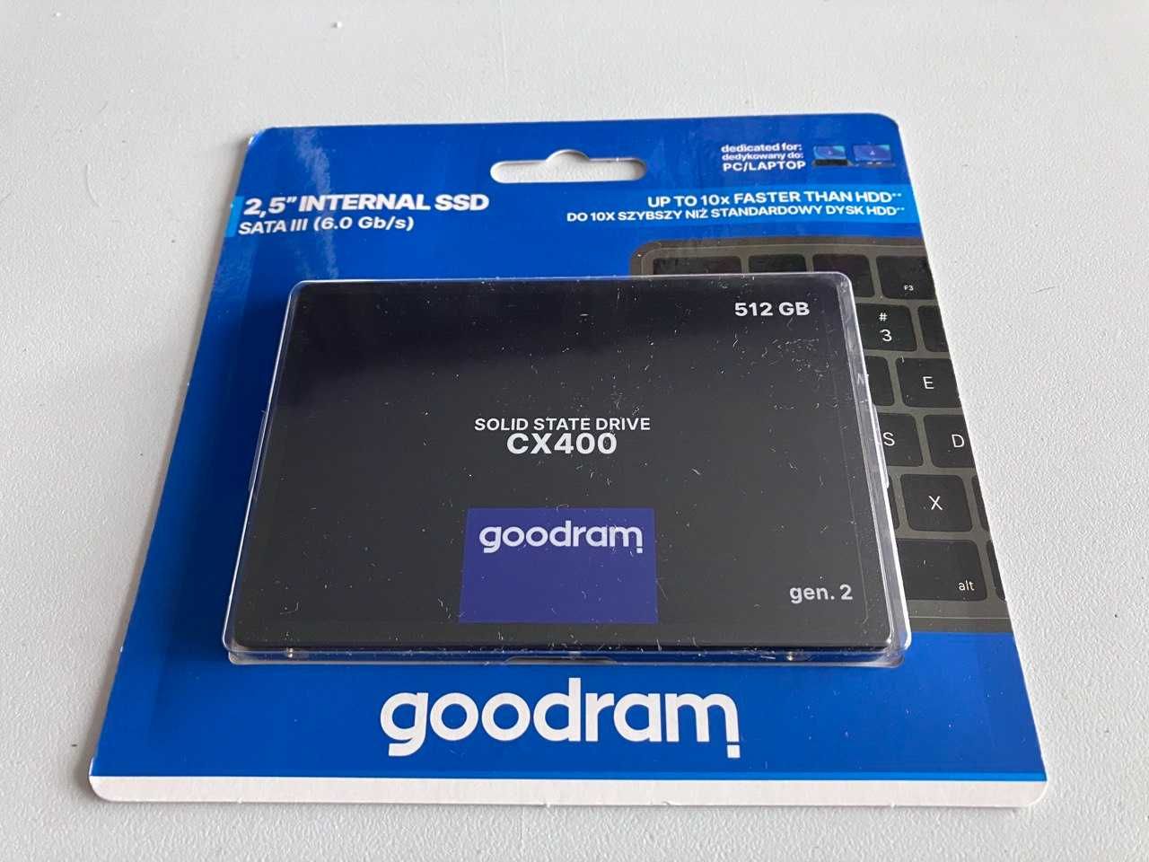 Dysk SSD GOODRAM CX400 512GB SATA3I 2,5" v8 nowy gwarancja