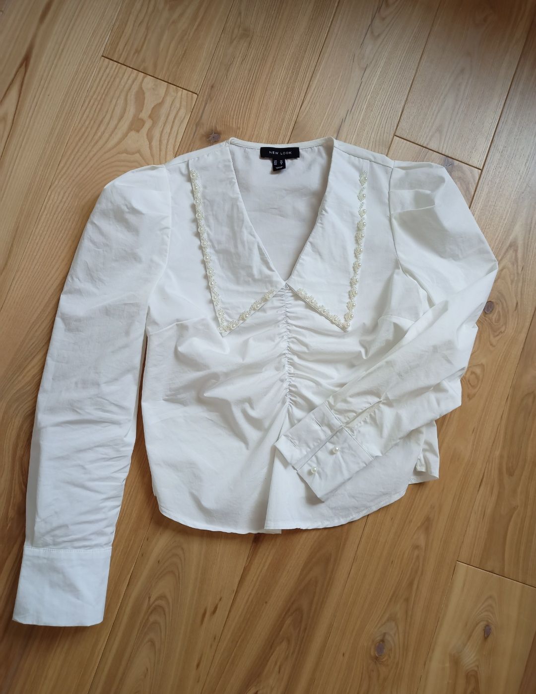 Блузка біла, сорочка біла, вінтажна блузка