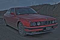 Fenix BMW E34 brilliantrot, el szyby/dach, jest przegląd, pełne OBC