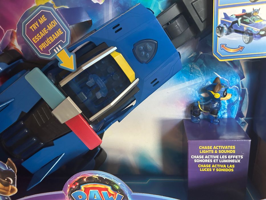Patrulha pata - conjunto Chase mighty transforming cruiser